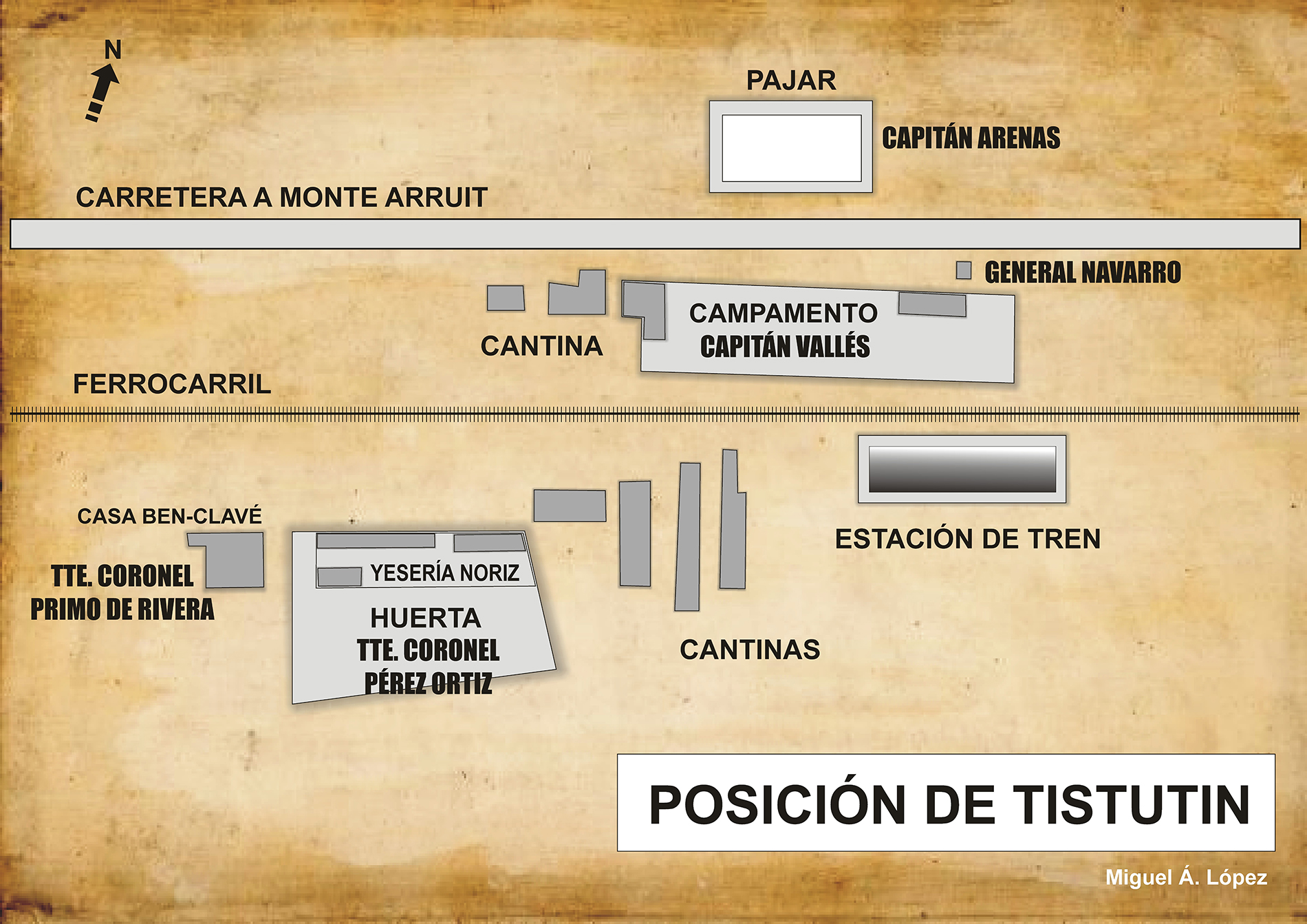 Mapa que muestra la posición de Tistutin